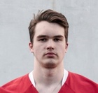 Roostersin linjapelaaja Edward Vesterinen. Valokuva:Helsinki Roosters