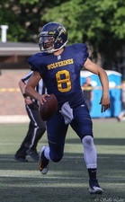 Janne Lehtisen kausi on ollut huikea: neljä ottelua, 26 touchdownia ja vain yksi syötönkatko.
Kuva: Salla Lahti