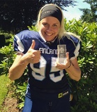 MM-kisojen Australia-ottelun arvokkain pelaaja: Laura Pulkkinen.