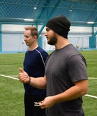 Pajulahden yläkoululeirin valmentajat vas. Toni Bärlund ja Kaleb Wezdenko.