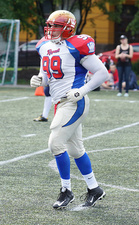 Thomas Cekenillä on iso ja vahva rooli Royalsin puolustuksen linjan keskustassa.
Kuva: Sami Ranta