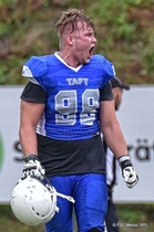 Kaudella 2016 Niko Nousiainen riisti pallon Vaahteraliiga-vastustajalta yhteensä kolme kertaa. Kuva: FSC Media / Riku Flink