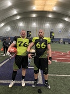 Okko Outinen #76 ja Arttu Tennberg #66