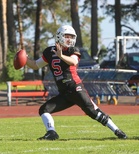 Pelinrakentaja Seth Peters juoksee itse hyvin harvoin, mutta teki silti kauden aikana yhden maalin myös juosten.
Kuva: Salla Lahti