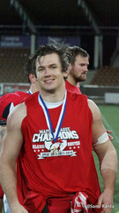 Salonen viime vuosina osoittautunut varsinaiseksi mestaruusmagneetiksi. Kuvassa Vaahteramaljan voittohymyä vuodelta 2014. Kuva: Sami Ranta