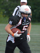 Lea Kaszas juoksi sunnuntaina neljä touchdownia.
Kuva: Kari Toivonen