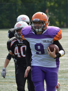 Valkyriesin pelinrakentaja Lyobov Lukina on yksi pietarilaisten vaarallisimmista pallonkantajista.
Kuva: Kari Toivonen