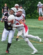 Nicholas Madsen liittyy vahvistamaan Huskiesiin takakenttää. Madsen on edustanut urallaan useampaakin Vaahteraliiga-seuraa ja I-divisioonassa Noki Ghosthuntersia. Kuva: Samuli Lindström