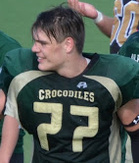 Filip Zakov on Seinäjoki Crocodilesin kärkilinjamies. Valokuva: Harri Seppänen