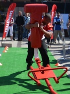 Puskupenkin kimpussa Roostersin Jaren Wilcox, joka sai sähköisellä ajanotolla ajan 1,52 s.