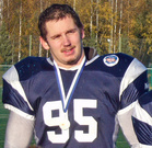 linjapuolustaja Victor Sarvi, Helsinki Wolverines