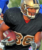 Ottelun MVP Porvoo Butchers Mickey Kyei.kuva touchdown.fi